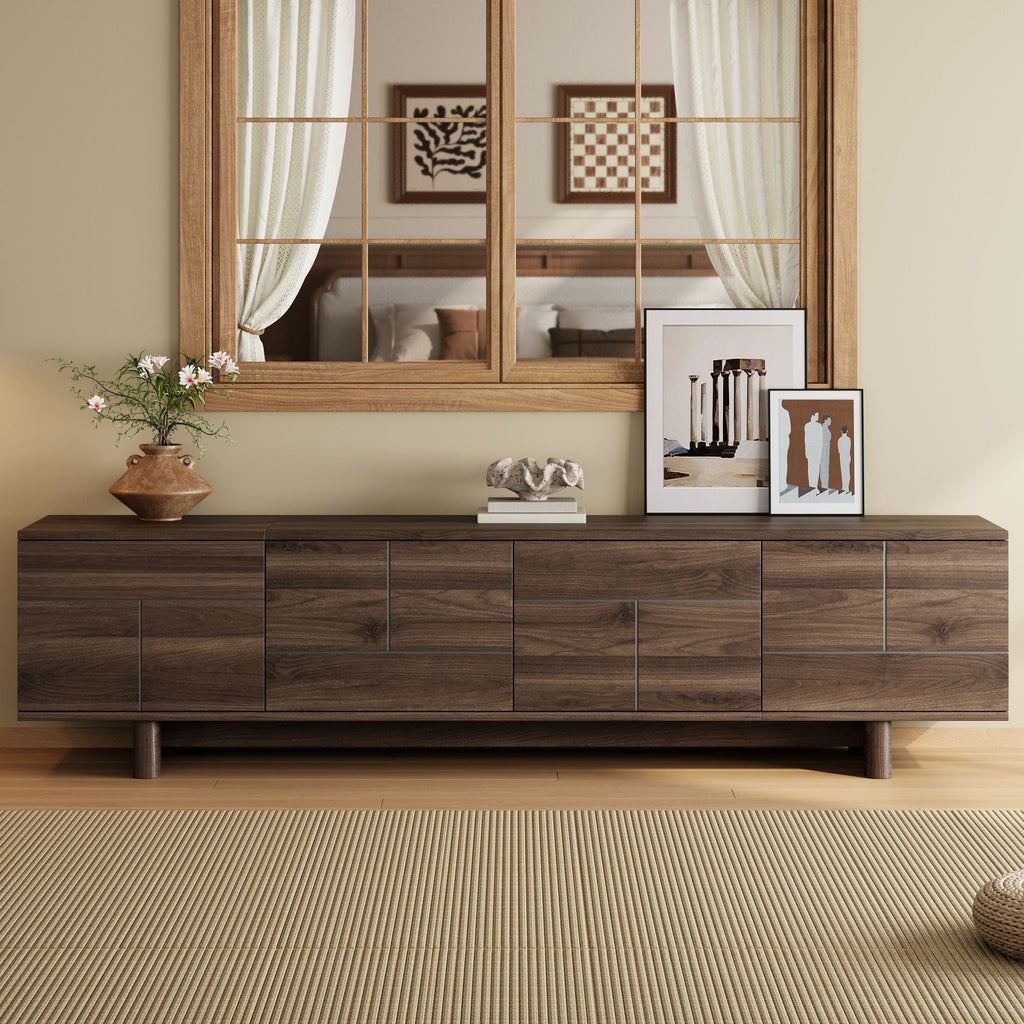 TV Stand For TVs Up To 85" - Dark Brown