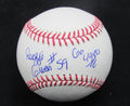 Reggie Givens Autographed/Inscribed OML Baseball NFL Football Player 49ers