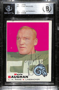 Maxie Baughan Signed 1969 Topps Card #169 Los Angeles Rams BAS/Beckett 184907