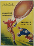 1948 Univ of San Francisco vs. Saint Mary's College Football Program 143575