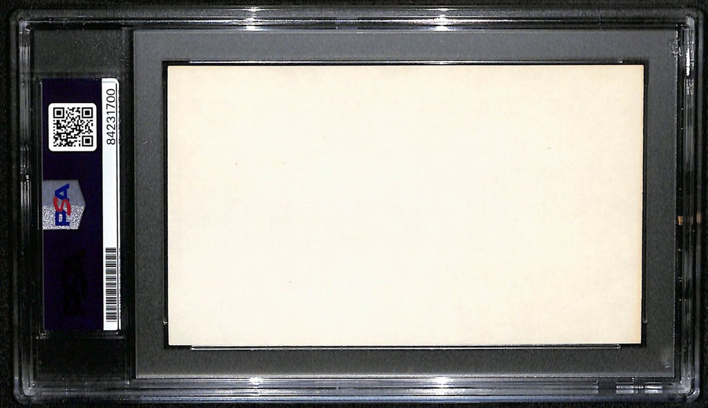Lefty Gomez HOF Signed/Auto 3x5 Index Card New York Yankees PSA/DNA 190615