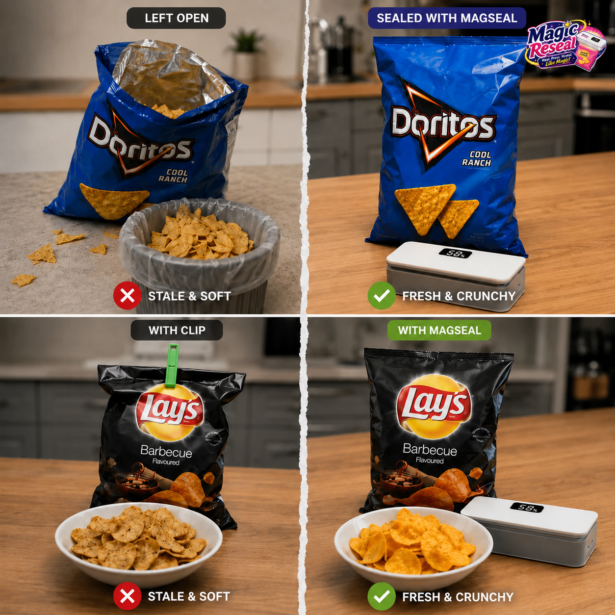 Magic Reseal™ Magnetic Heat Sealer