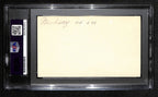 Bill Mokray HOF Signed 3x5 Index Card Boston Celtics Historian PSA/DNA 185478