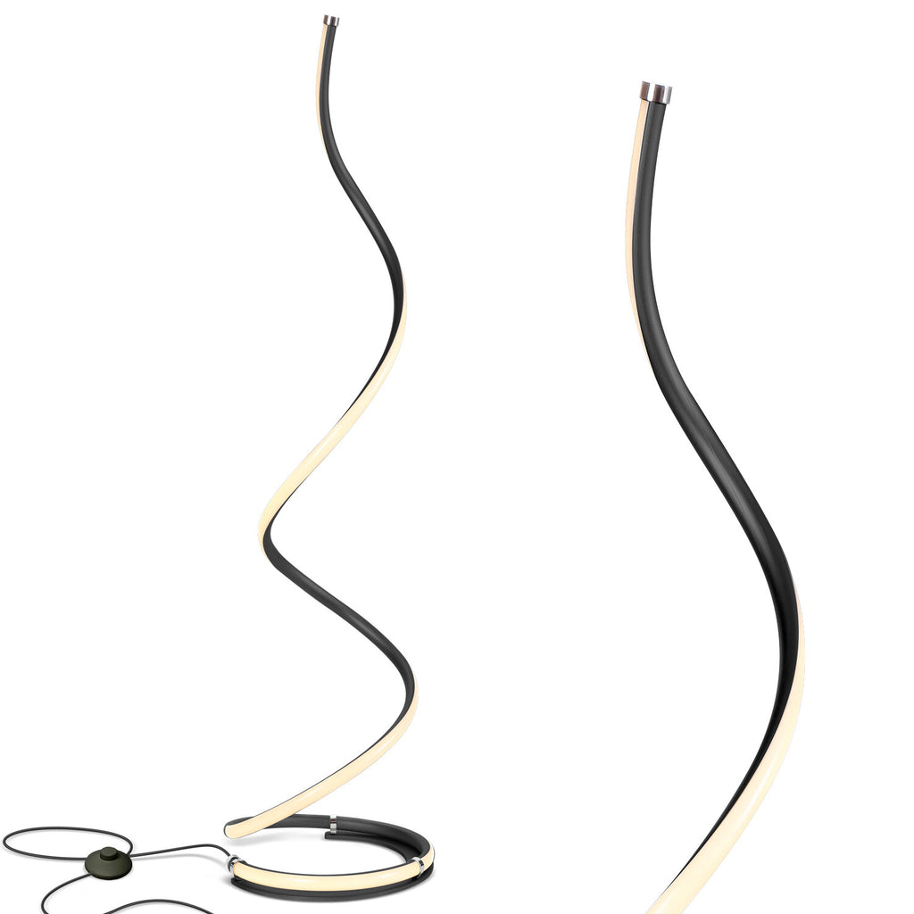 Allure // LED Spiral Decor Floor Lamp