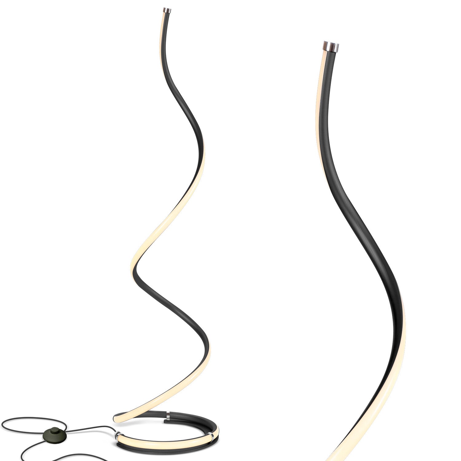 Allure // LED Spiral Decor Floor Lamp