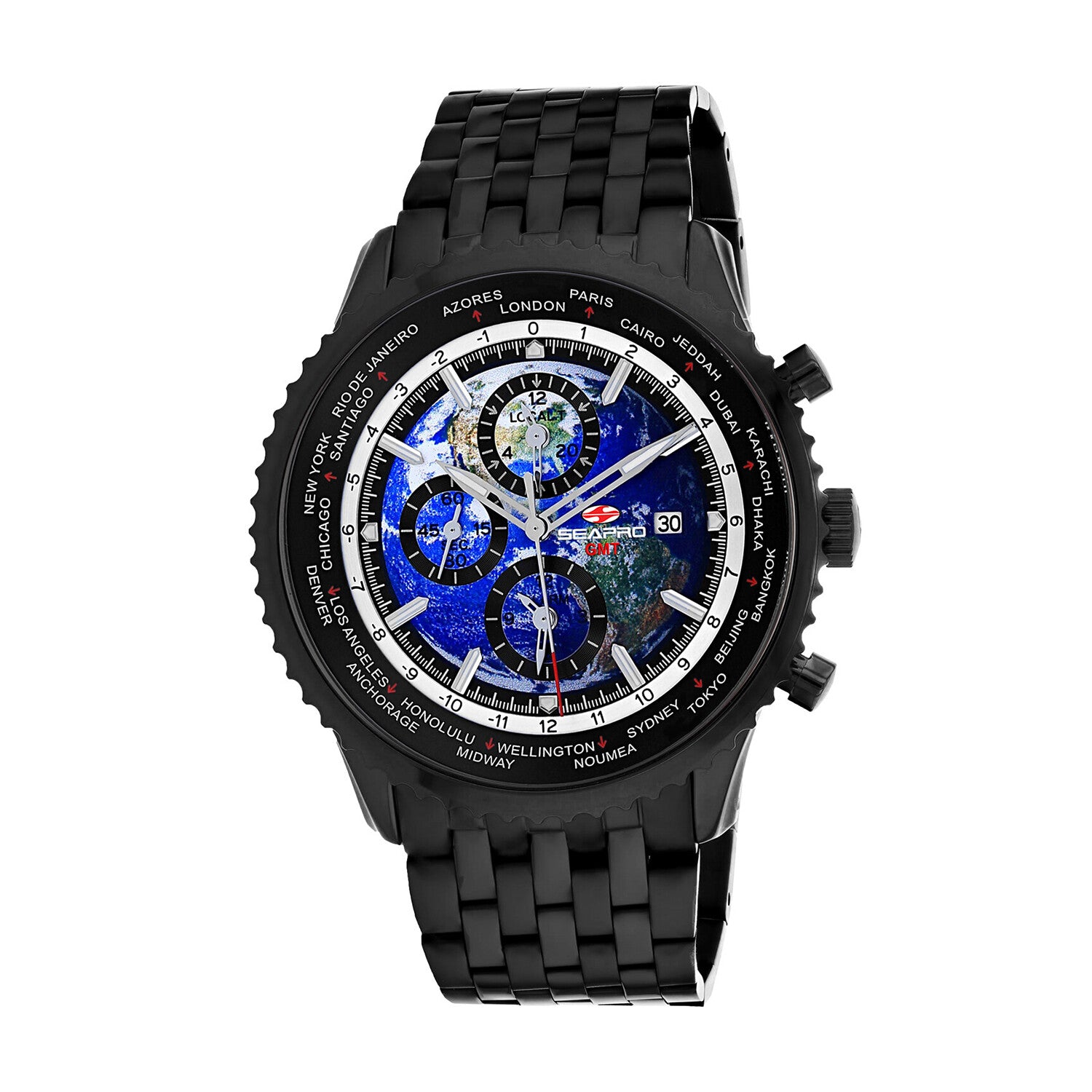 Seapro Meridian World Timer GMT Quartz // SP7322