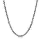 14k White Gold Solid Round Box Chain (2.50 mm)