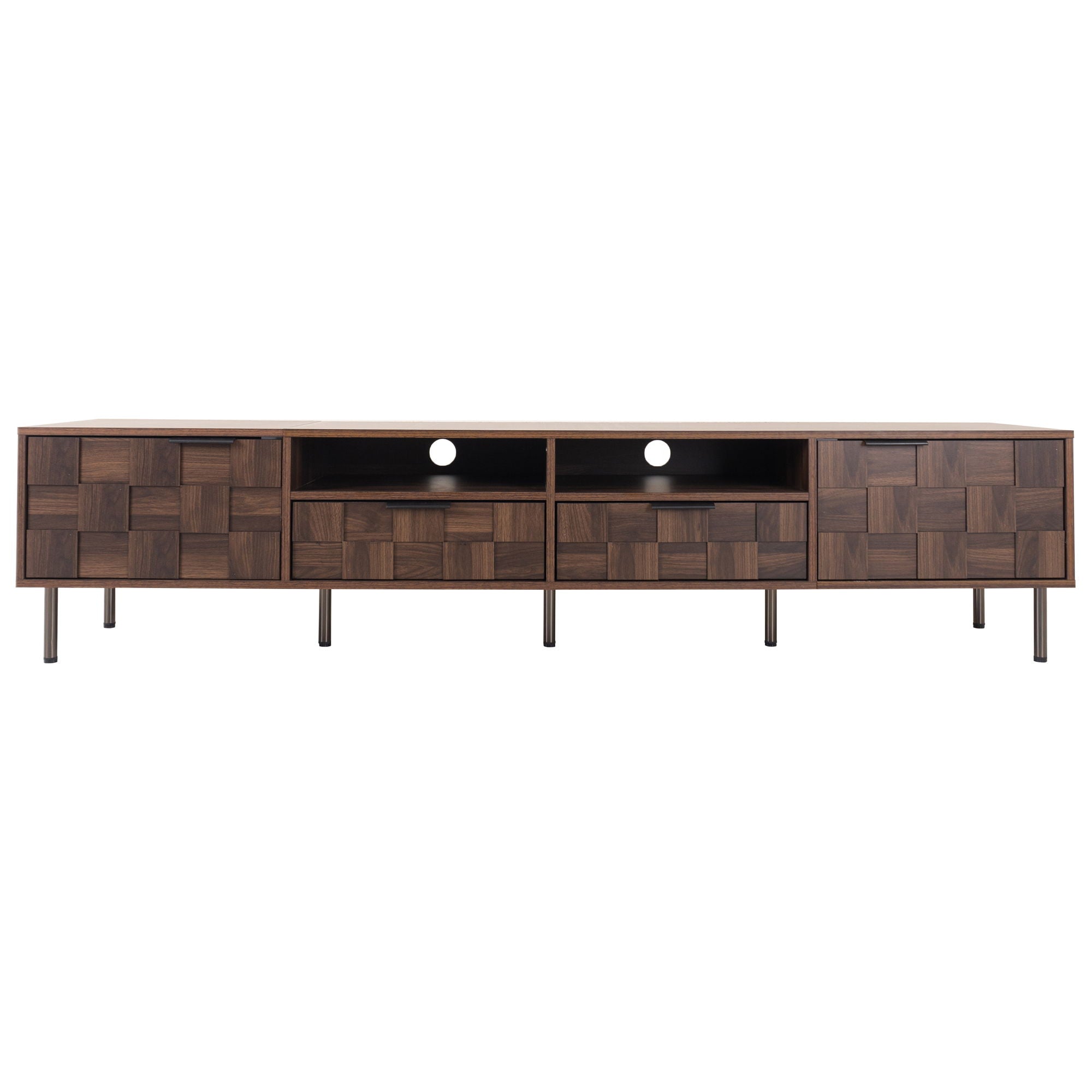 TV Stand With 2 Drawers, Storage Cabinet