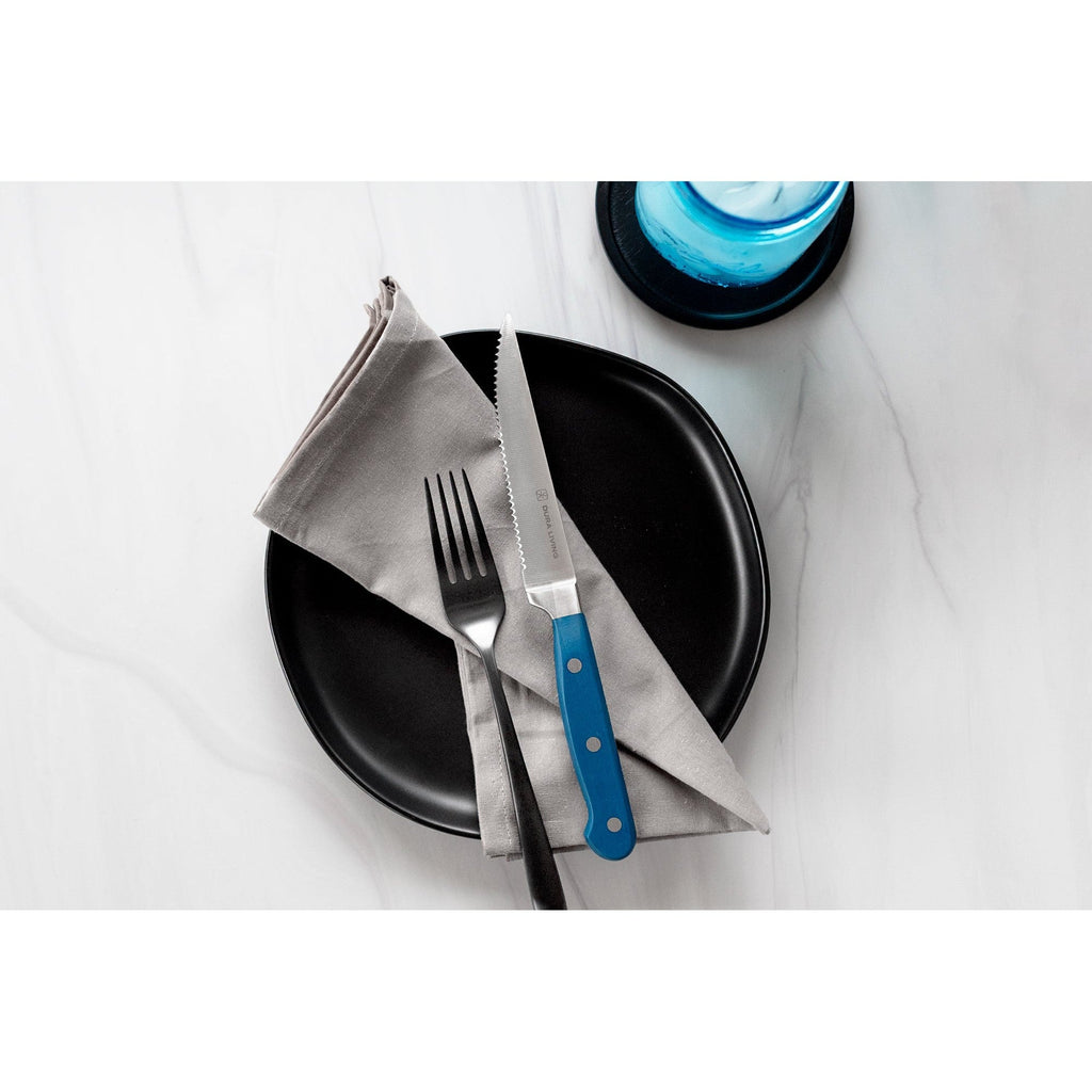 Superior Set of 4 Steak Knives - Royal Blue