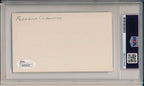 Florence Chadwick Swimmer Signed/Inscribed 3x5 Index Card PSA/DNA 155383