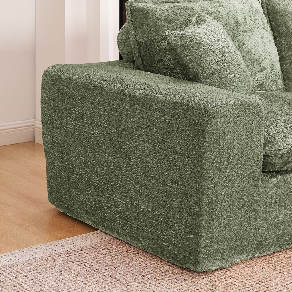Sectional Sofa With Moveable Ottoman