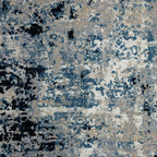 Sevita Distressed Abstract // Blue + Beige
