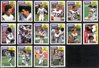 1987 TOPPS Football Minnesota Vikings  Complete Team Set 16/16 Cards 189277