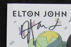 ELTON JOHN Autographed Elton & Dua "Cold Heart Pnau Remix" CD Insert - JSA LOA