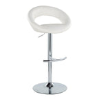 Posh - Contemporary Adjustable Barstool With Swivel (Set of 2)