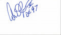 Aaron Jones Pittsburgh Steelers  Signed/Autographed 3x5 Index Card 189536