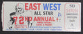 1997 East vs. West Shrine Game Ticket Stub Stanford Stadium 1/11/97