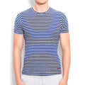 Indigo Dye Marine T-Shirt + Contrast Pirate Patch // Indigo Blue
