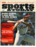 June 1970 Hank Aaron HOF Atlanta Braves 3,000 Hits Sports Today Magazine 181716