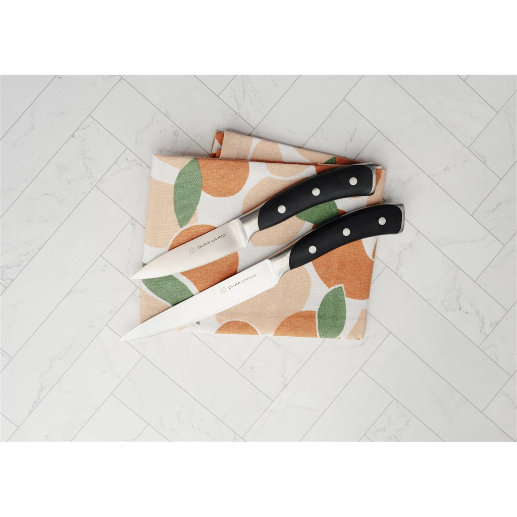 Elite 2-Piece Kitchen Knife Set - Black