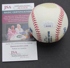 JIm Brosnan Reds/Author Signed/Autogrpahed  Rawlings OML Baseball JSA 189861