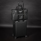 Leather Briefcase Slim 17" // Black