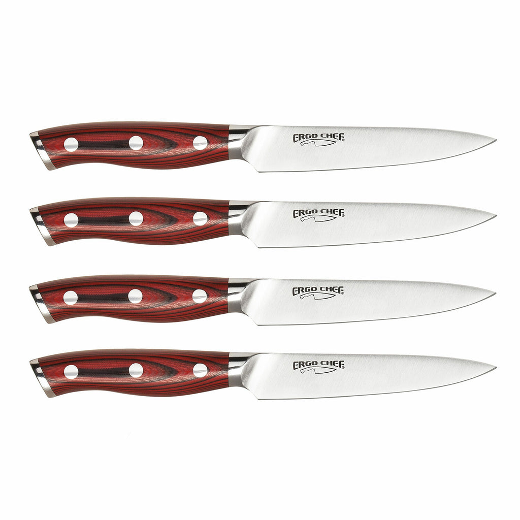 Crimson Series G10 Knife Set // 4-Piece Steak Knife Set