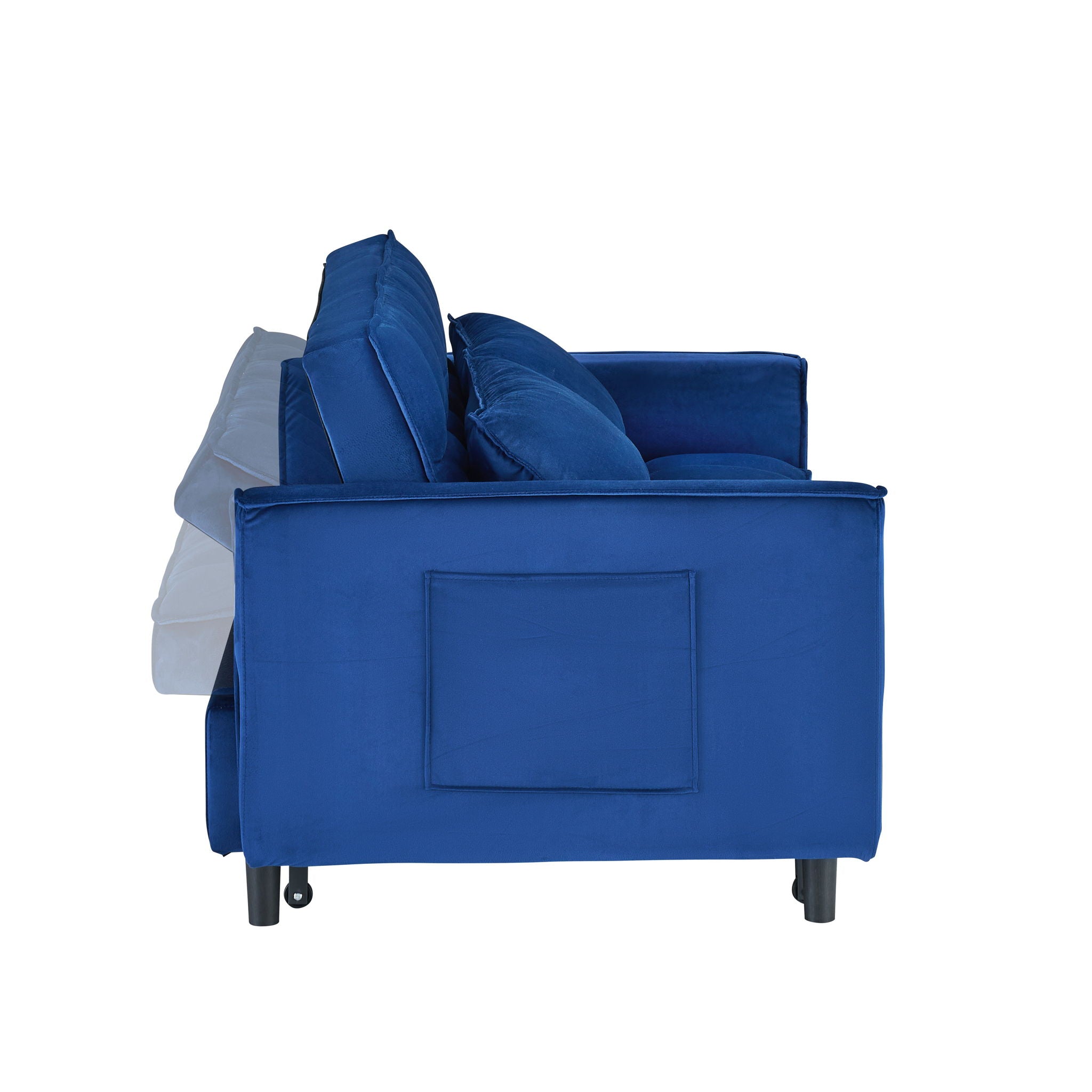 Sofa Bed With Pockets, 3 In 1 Convertible