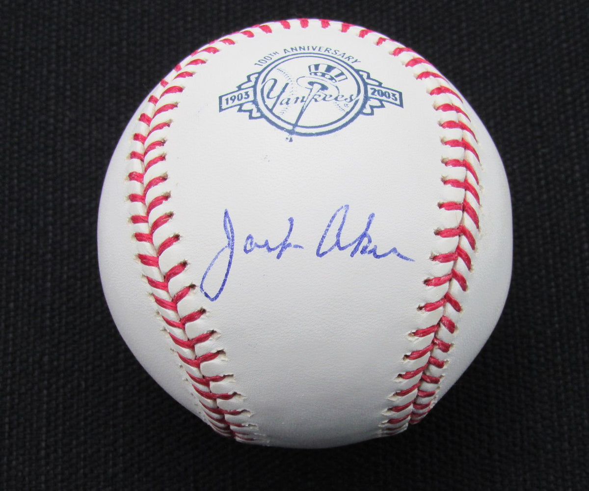 Jack Akers Signed/Auto Yankees 100th OML Baseball JSA 186697
