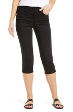 NYDJ Aubrey Crop Slim Straight Leg Jeans - Black