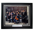 The Mighty Ducks Movie Signed  10 Cast w/ ESTEVEZ 16x20 Photo Framed JSA 166698