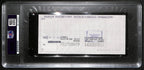 Johnny Unitas Signed 4/30/02 Check PSA/DNA MINT 9 188678