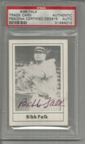 Bibb Falk White Sox Signed 1978 Grand Slam Card #89 PSA/DNA TEXAS  151082