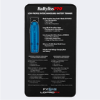 BaBylissPRO® FXONE™ Lo-ProFX Limited Edition Black & Blue Trimmer FX729BL