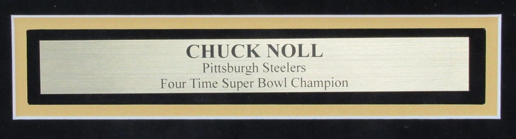 Chuck Noll HOF Autographed/Inscribed 16x20 Photo Steelers Framed Beckett 183614