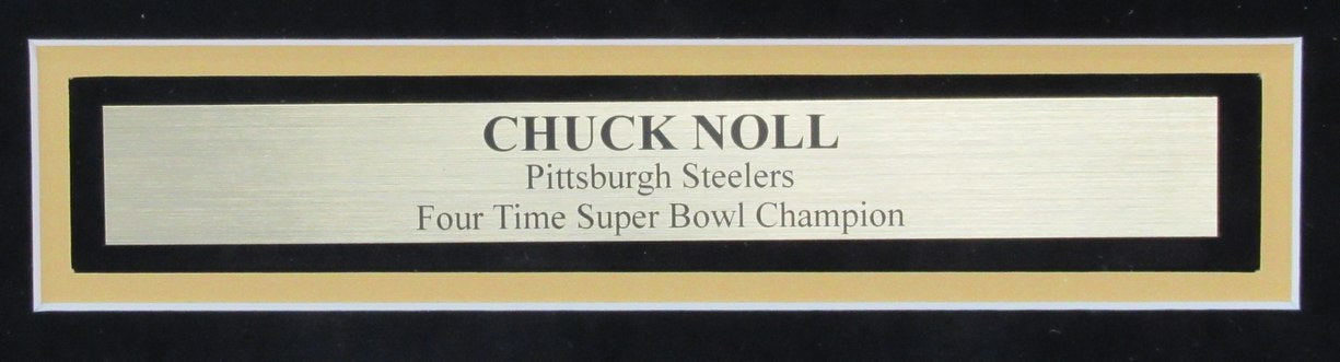 Chuck Noll HOF Autographed/Inscribed 16x20 Photo Steelers Framed Beckett 183614
