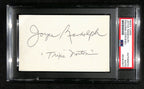 Joyce Randolph Signed/Inscr 3x5 Index Card "Honeymooners-Trixie" PSA/DNA 184318