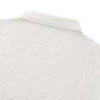 Seamless Check Texture Polo WHITE