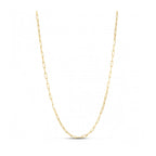 Sterling Silver Gold Plated Paperclip Chain (2.50 mm)