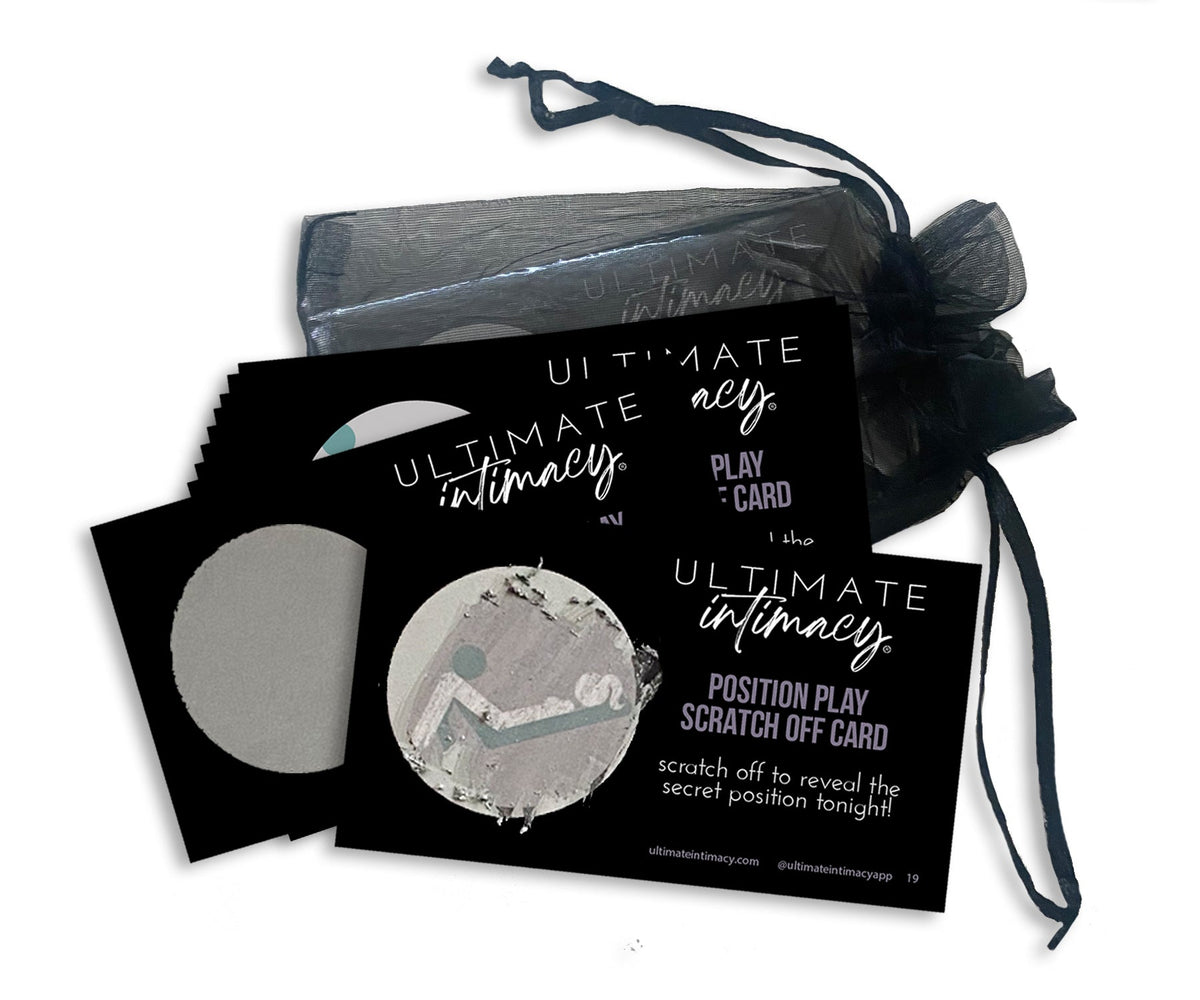 Sex Position Scratch Off Cards - Intimate Couples Game & Activity (30 Pack)