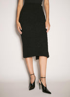 Balenciaga Women Boucle Midi Skirt