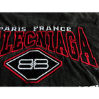 Balenciaga Black T-Shirt Without Collar