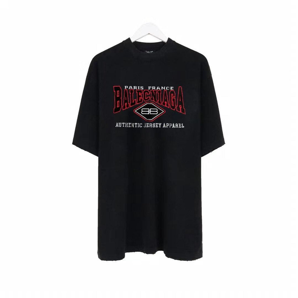 Balenciaga Black T-Shirt Without Collar