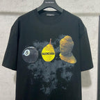 Balenciaga Black T-Shirt Without Collar