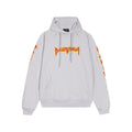 Balenciaga logo-print detail hoodie – White