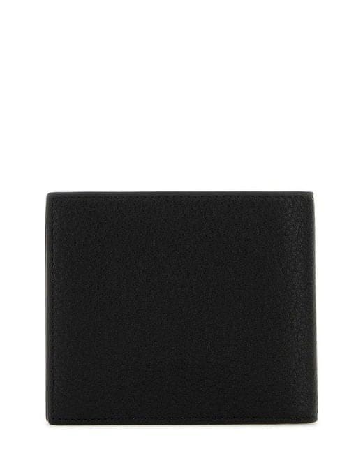 BALENCIAGA Mini Bifold Wallet with Logo Print