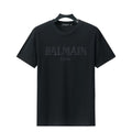 Balmain Black T-Shirt Without Collar