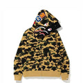 BAPE 1st Camo Shark Full Zip Hoodie (FW21) Yellow