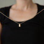 Arvo Gold Brick Necklace