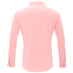 Barocco Ascend Men's 4-Way Stretch Dress Shirt - Pink